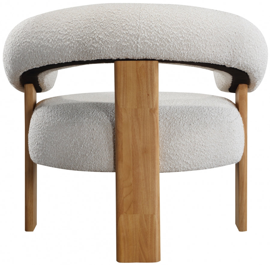 Winston Boucle Fabric Upholstered Accent Chair