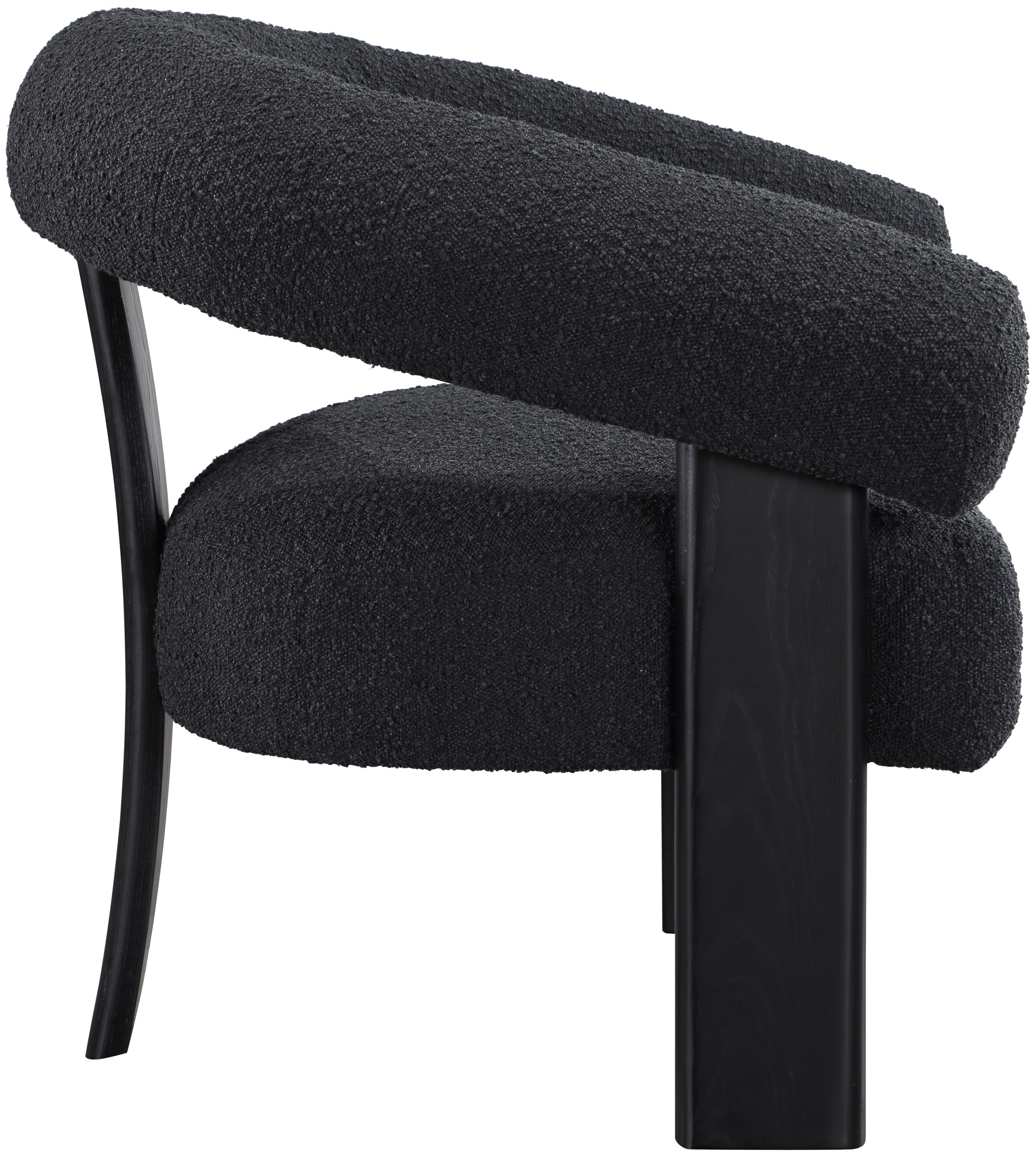Winston Boucle Fabric Upholstered Accent Chair