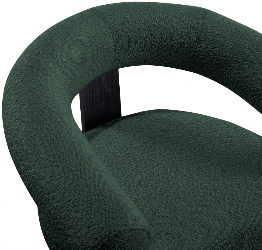 Winston Boucle Fabric Upholstered Accent Chair