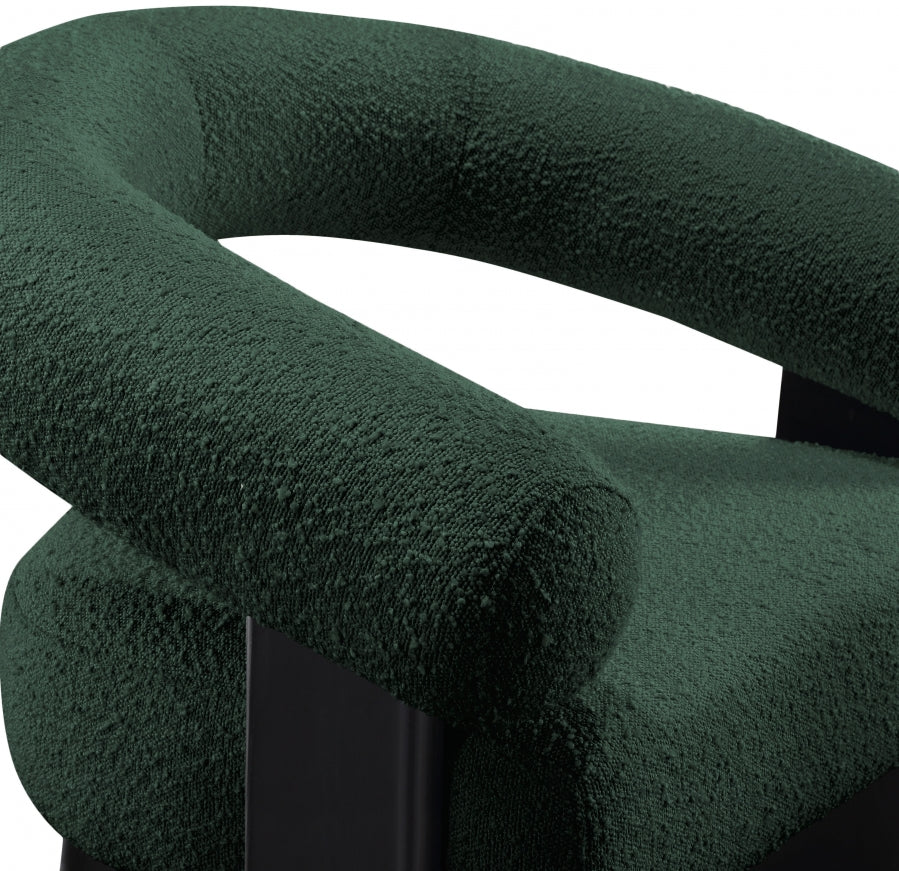 Winston Boucle Fabric Upholstered Accent Chair