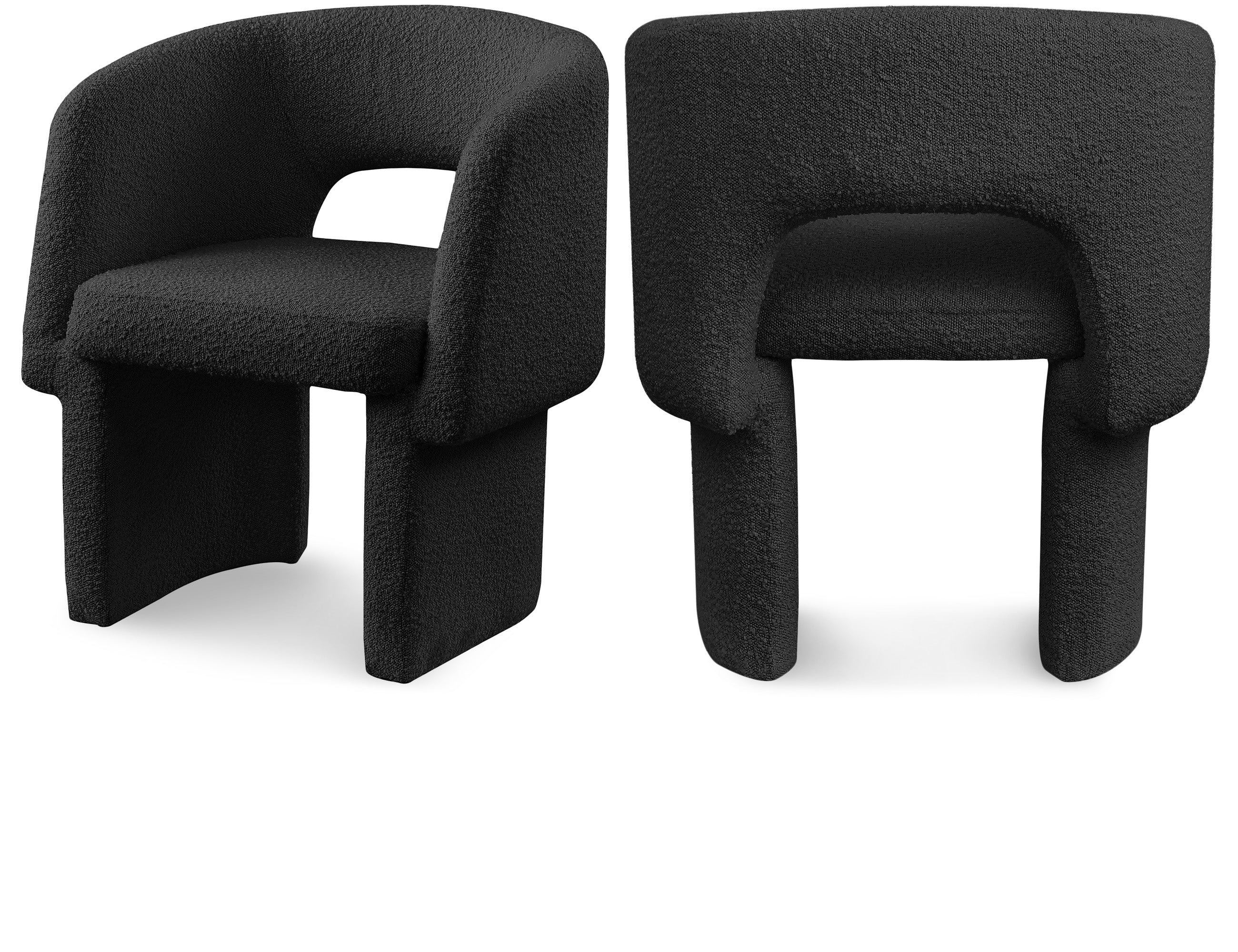 Emmet Boucle Fabric Upholstered Dining Chair / Accent Chair