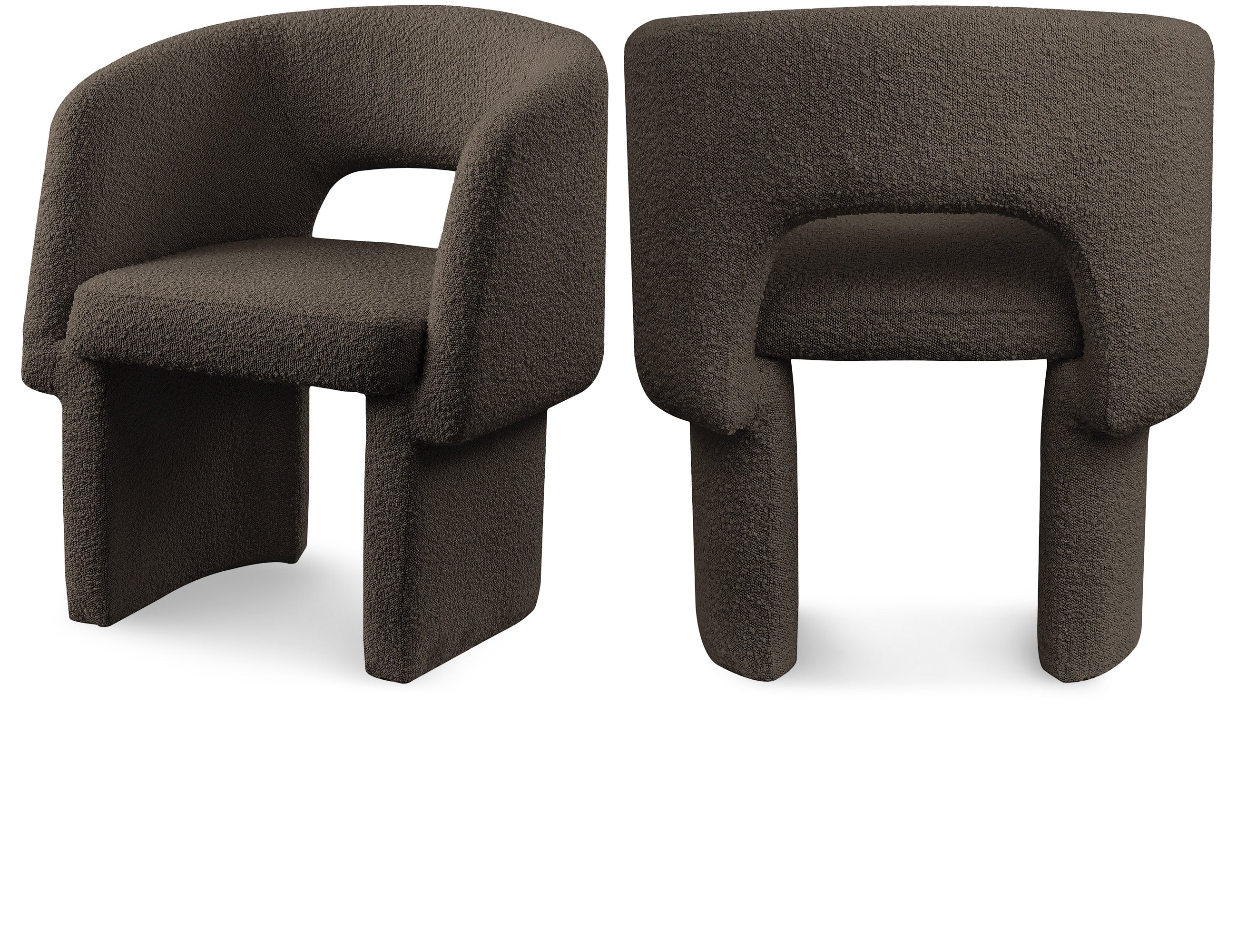 Emmet Boucle Fabric Upholstered Dining Chair / Accent Chair