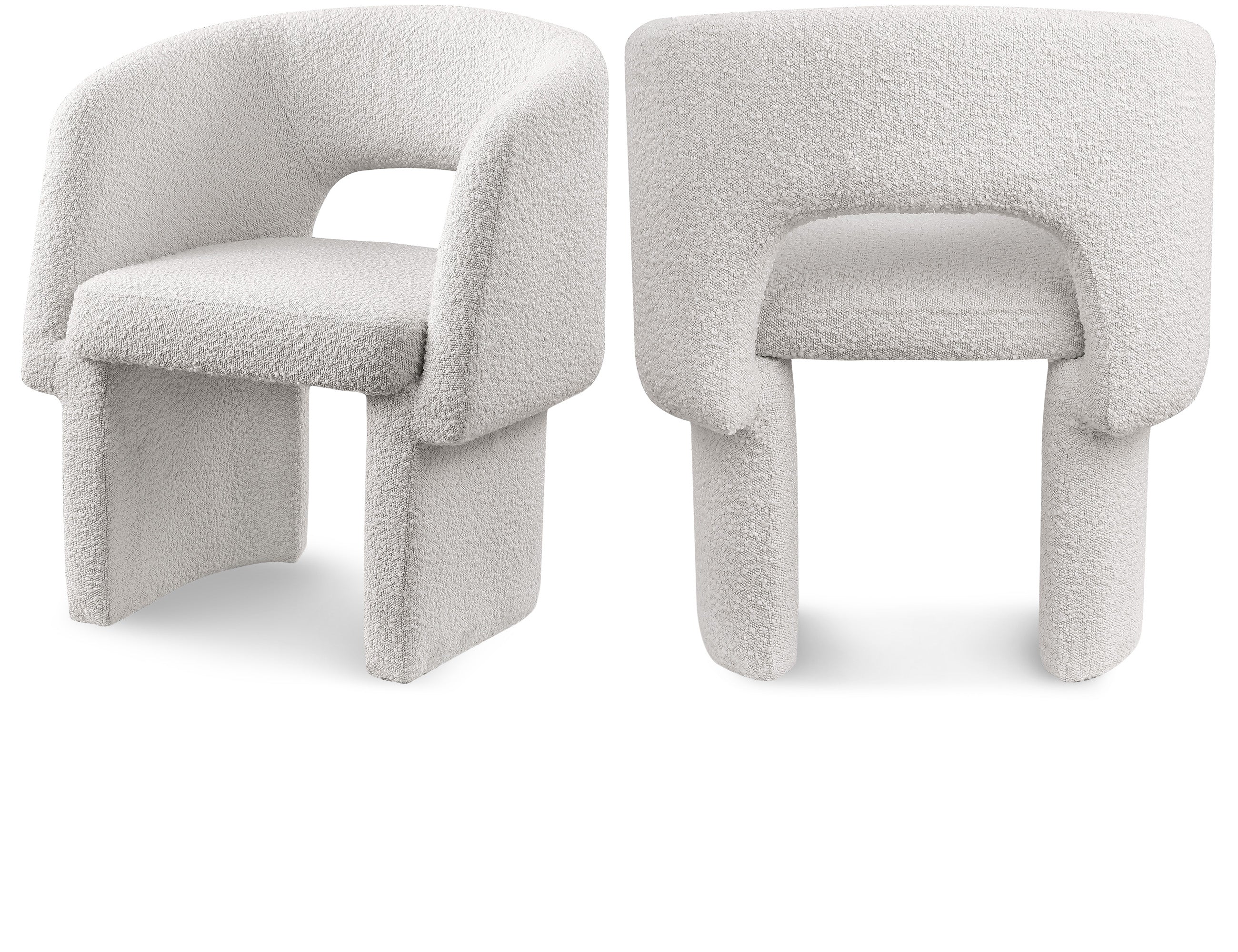 Emmet Boucle Fabric Upholstered Dining Chair / Accent Chair