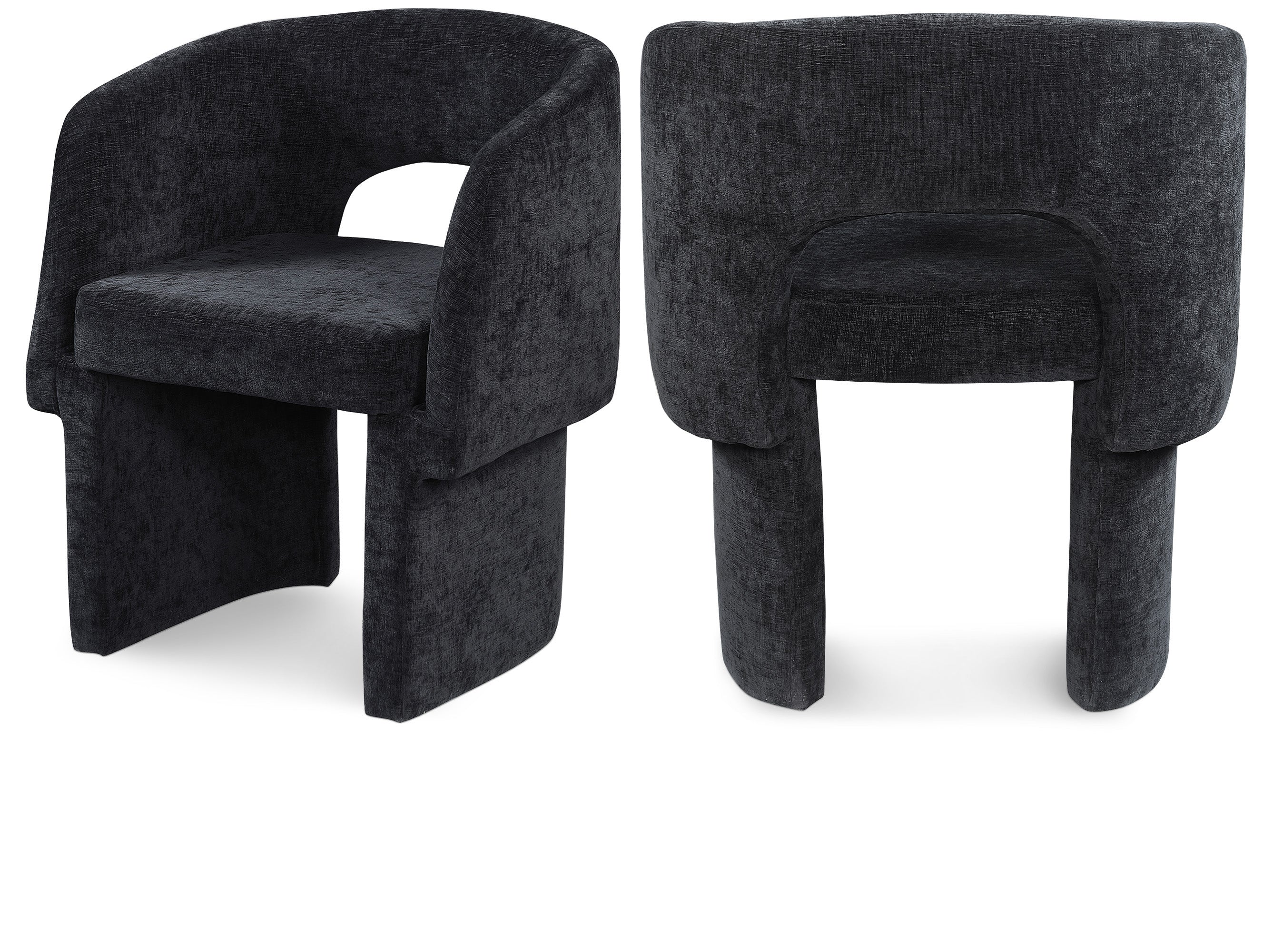 Emmet Chenille Fabric Upholstered Dining Chair / Accent Chair