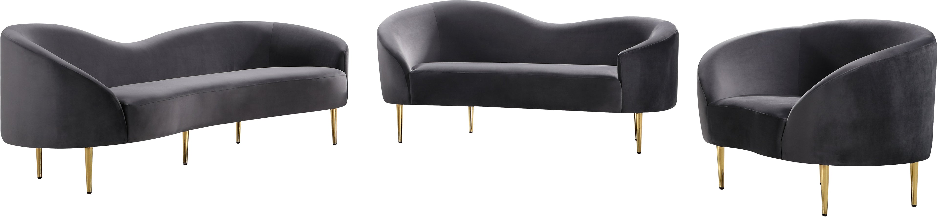 Ritz Velvet Upholstered Chair
