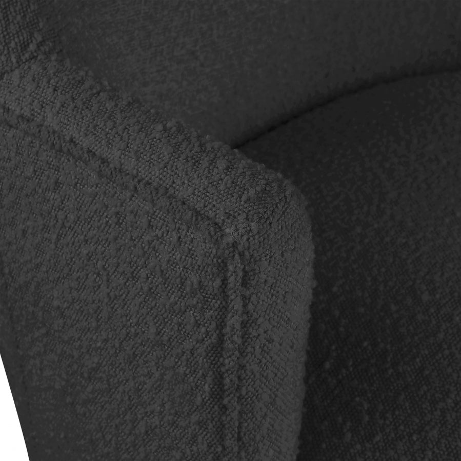 Clarita Boucle Fabric Upholstered Swivel Accent Chair