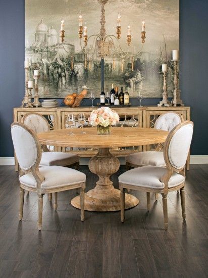 Magnolia Solid Wood Dining Table - Reproduction