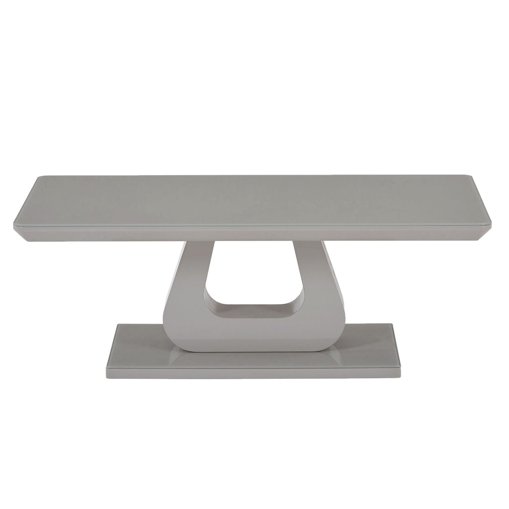 Corvus Rectangular Coffee Table in Warm Grey