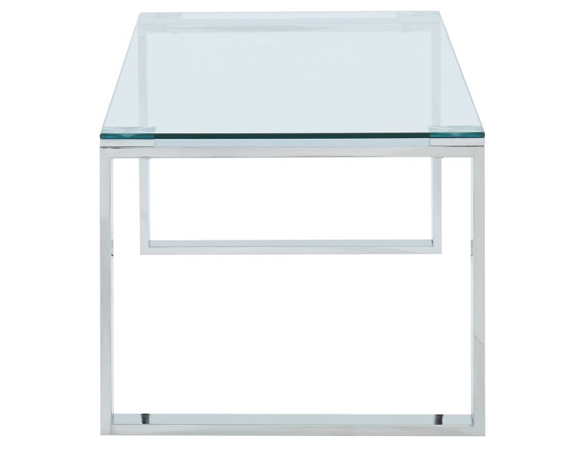 Zevon Coffee Table in Silver
