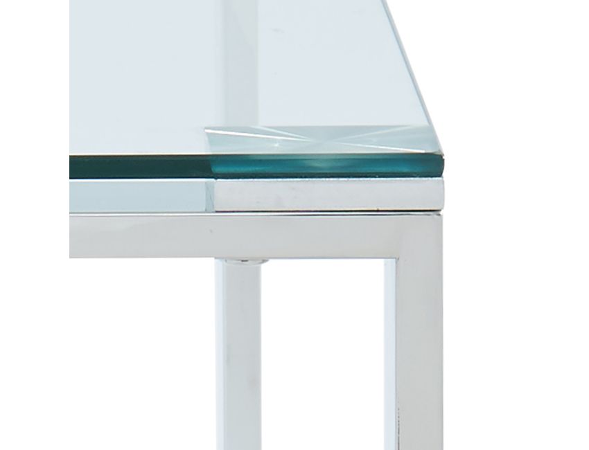 Eros Coffee Table in Silver