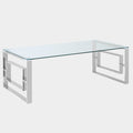 Eros Coffee Table in Silver