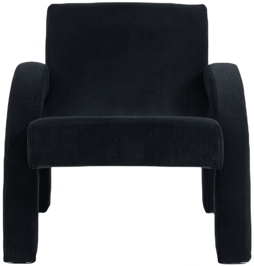Corduroy Fabric Upholstered Accent Chair