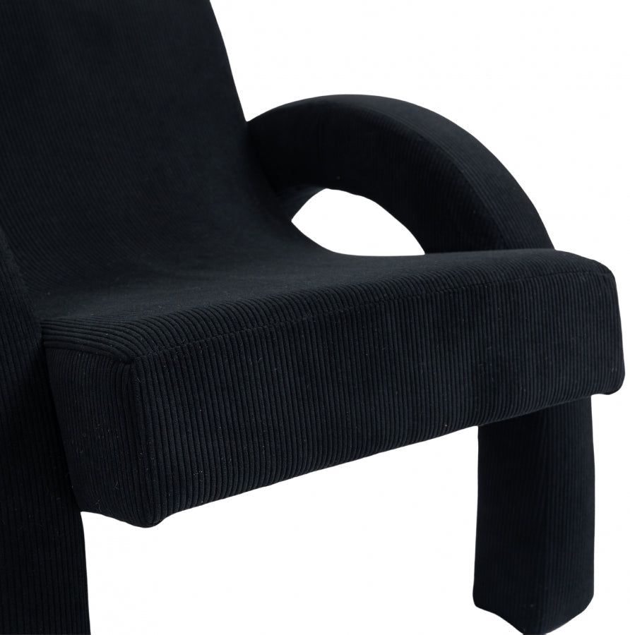Corduroy Fabric Upholstered Accent Chair