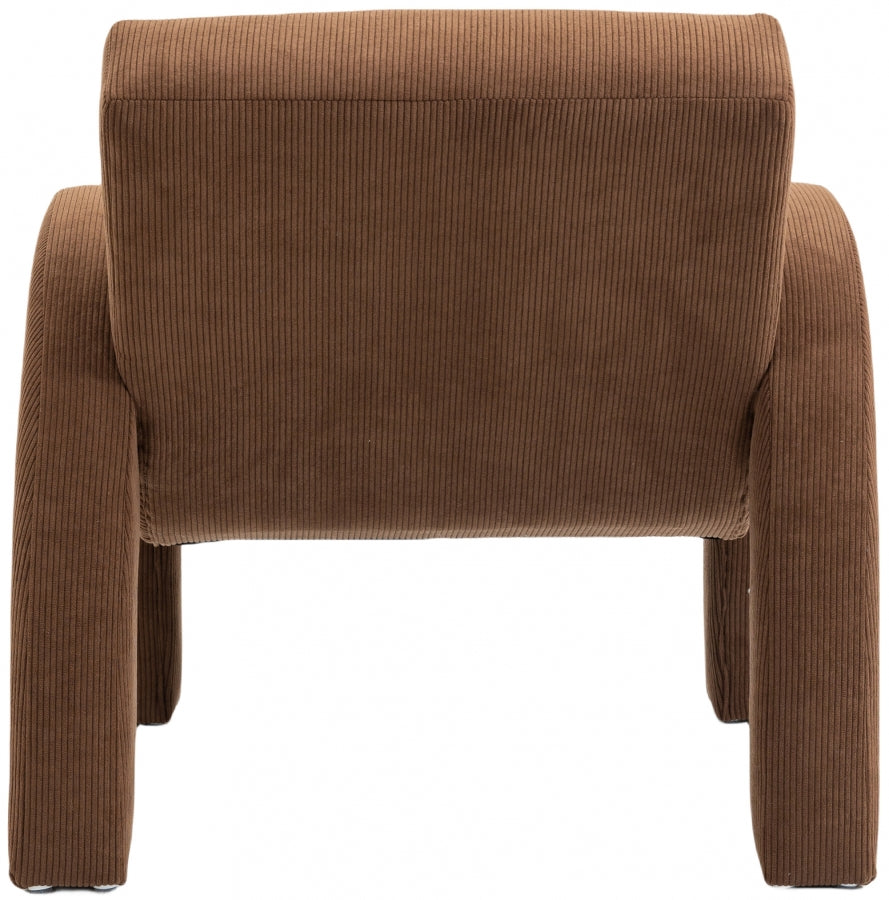 Corduroy Fabric Upholstered Accent Chair
