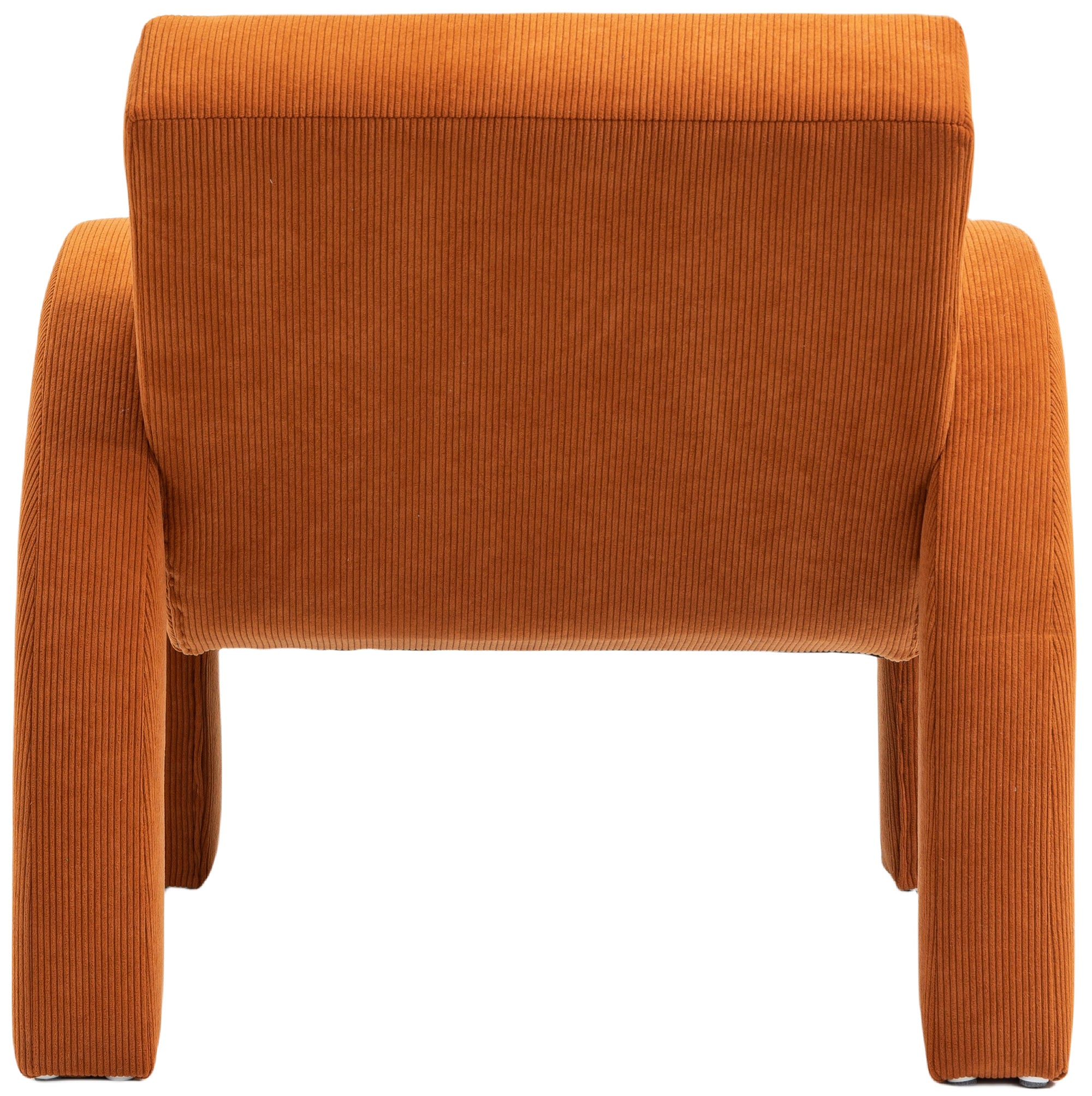 Corduroy Fabric Upholstered Accent Chair