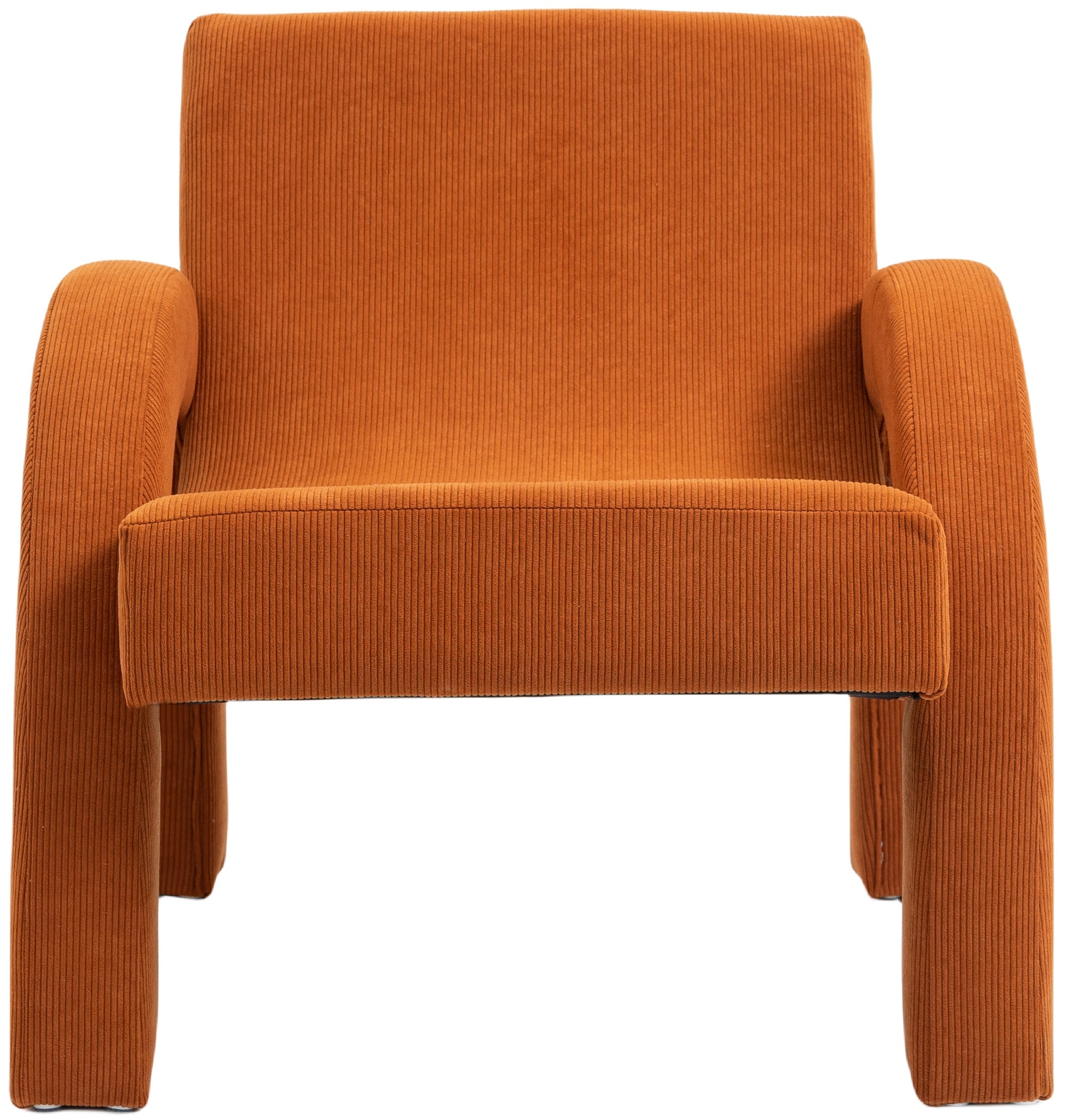 Corduroy Fabric Upholstered Accent Chair
