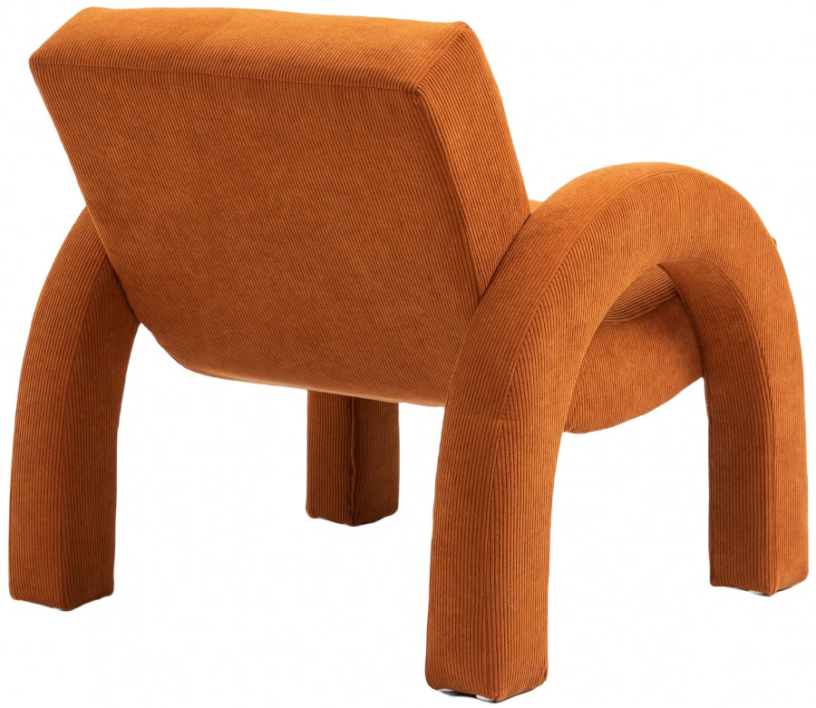 Corduroy Fabric Upholstered Accent Chair