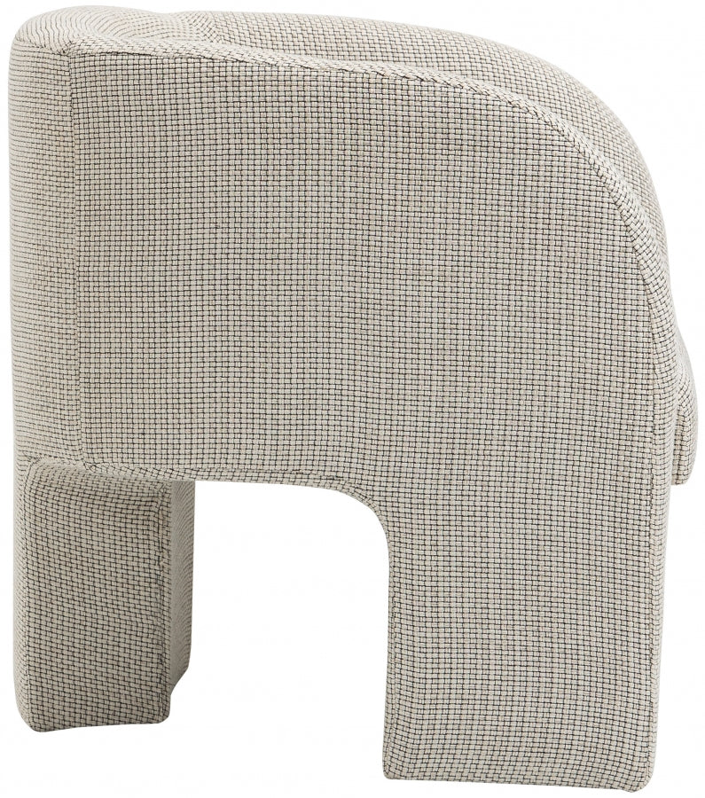 Sawyer Weaved Fabric Upholstered Accent Chair