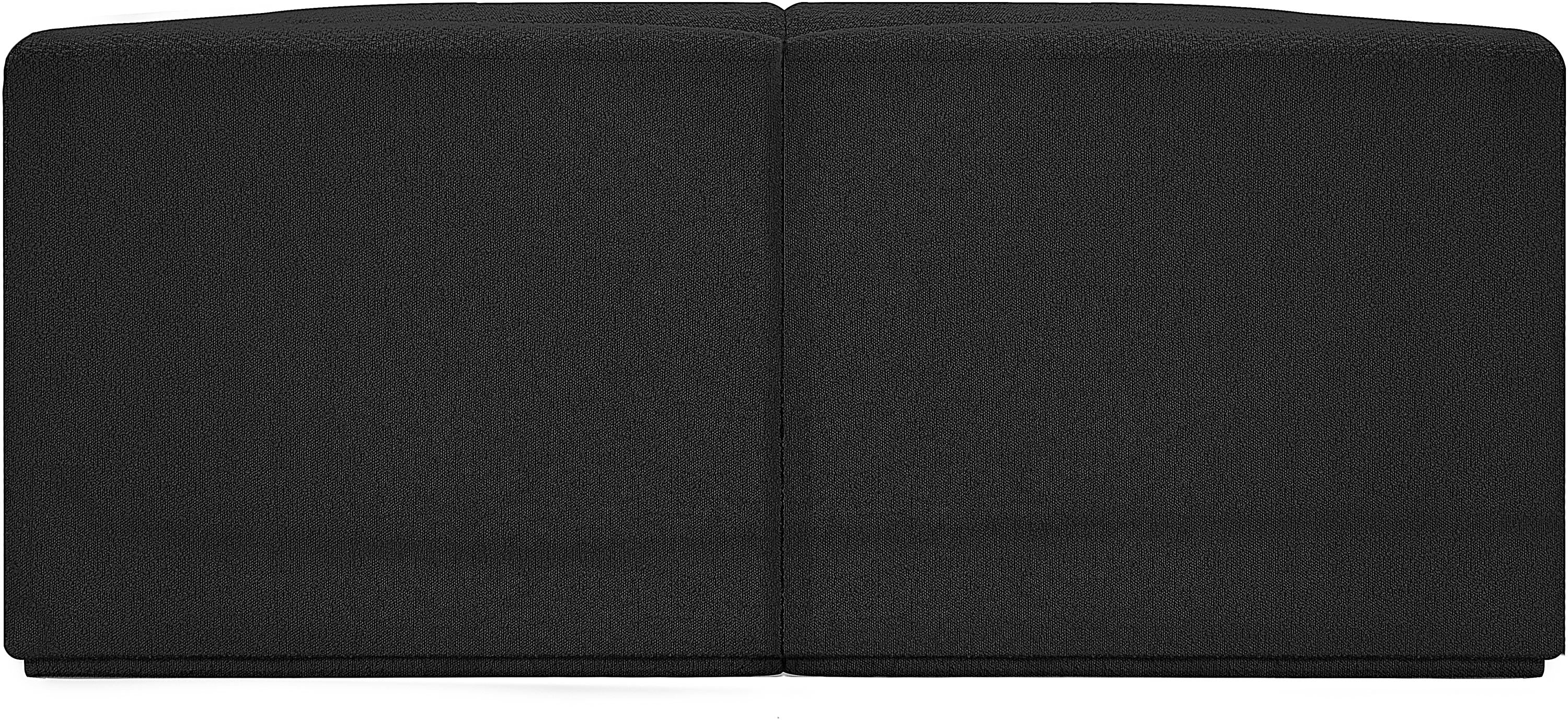 Ollie Boucle Fabric Two-Seater Sofa with Armrest