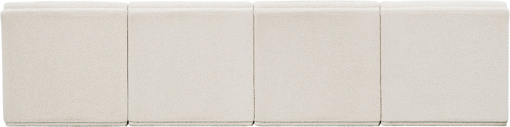 Ollie Boucle Fabric Armless Sofa