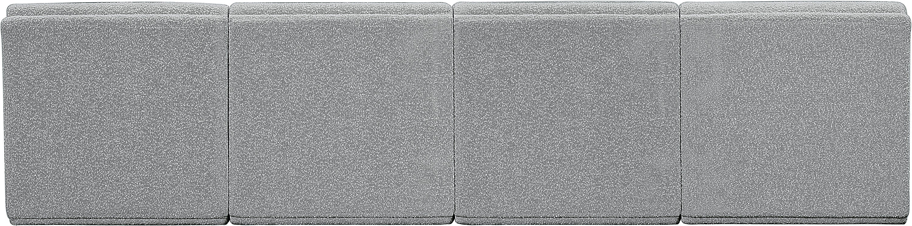 Ollie Boucle Fabric Armless Sofa