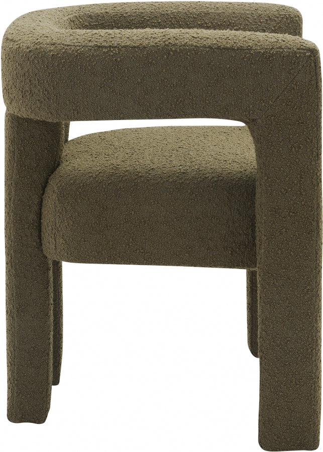 Athena Boucle Fabric Upholstered Accent | Dining Chair