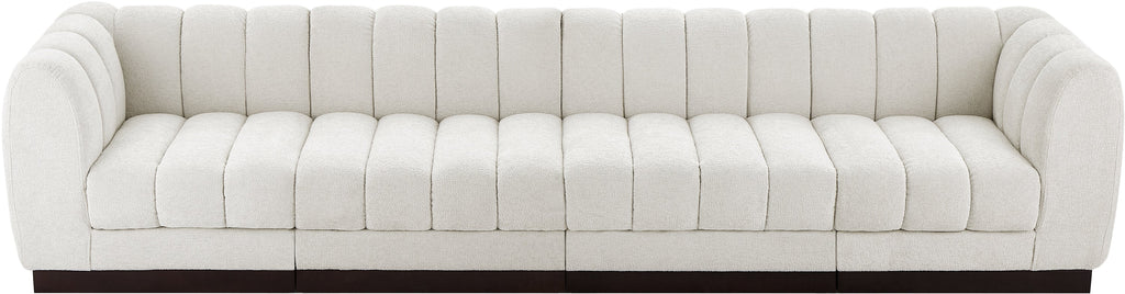 Quinn Chenille Fabric Sofa with Armrest