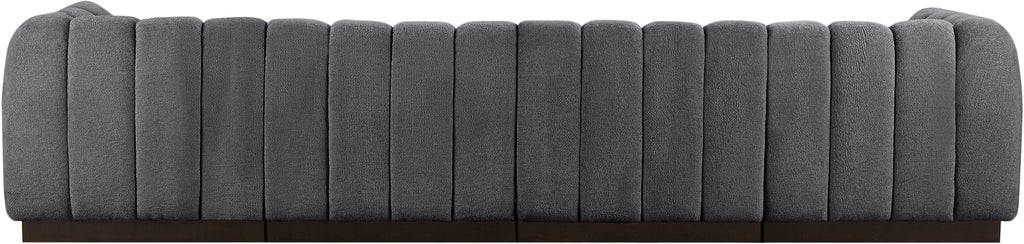 Quinn Chenille Fabric Sofa with Armrest