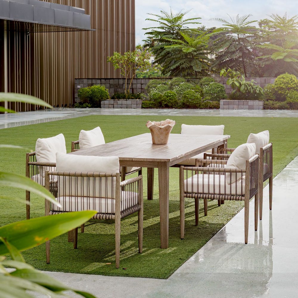 Teak Flow Outdoor Bowl