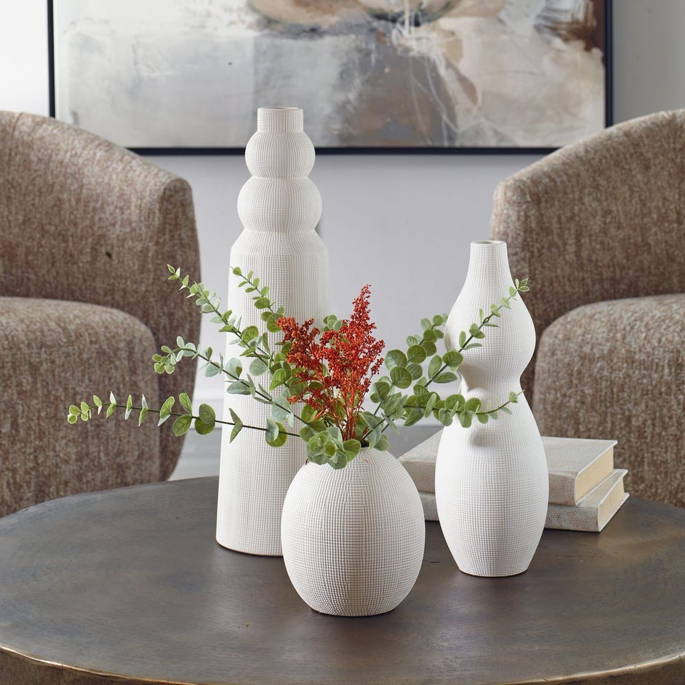 Forma Outdoor Vases, S/3