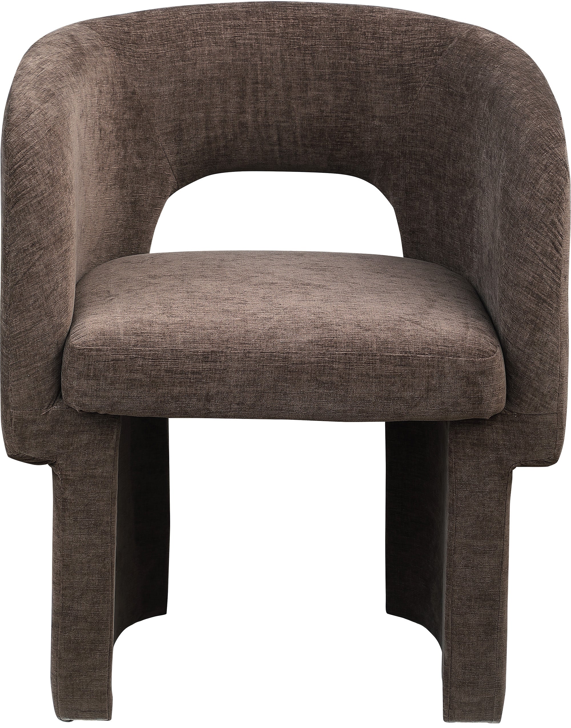 Emmet Chenille Fabric Upholstered Dining Chair / Accent Chair