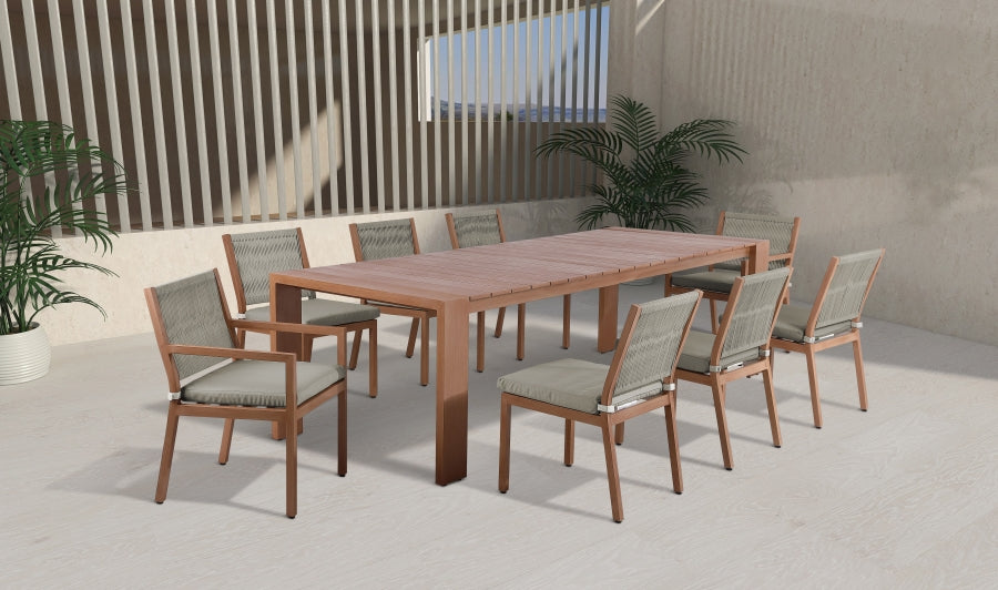 Maui 108" Aluminum Outdoor Patio Dining Table