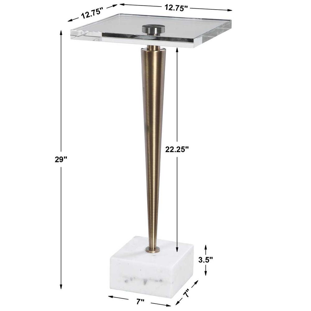 Campeiro Drink Table, Brass