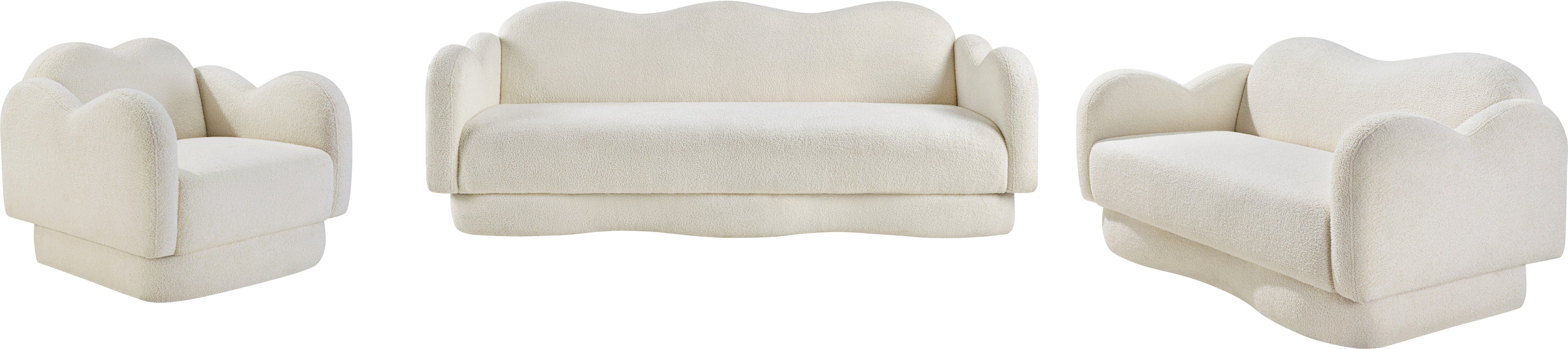 Bloom Teddy Fabric Upholstered Accent Chair