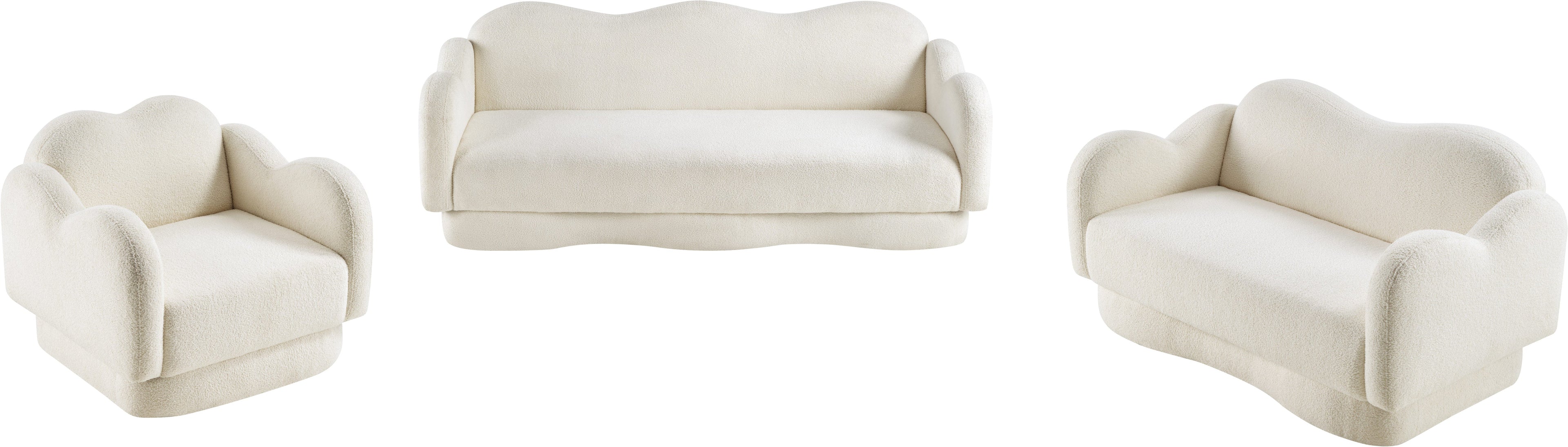 Bloom Teddy Fabric Upholstered Accent Chair