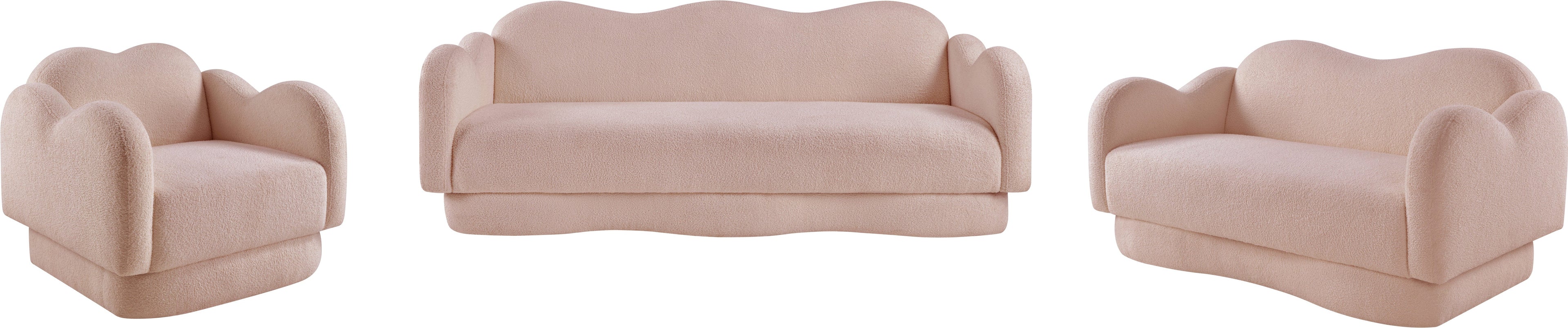 Bloom Teddy Fabric Upholstered Accent Chair