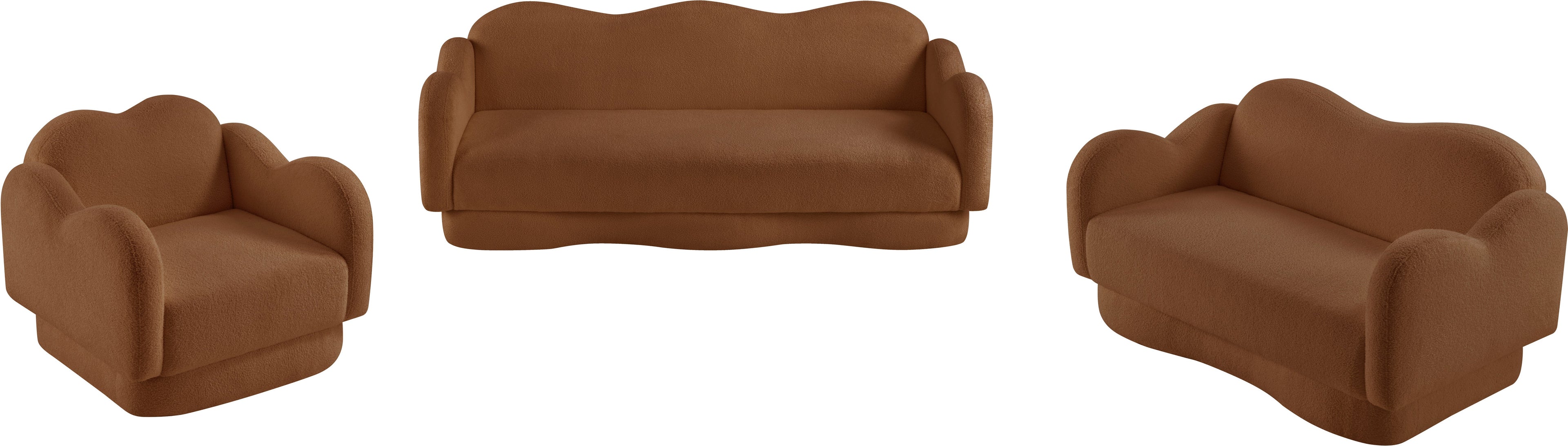Bloom Teddy Fabric Upholstered Accent Chair