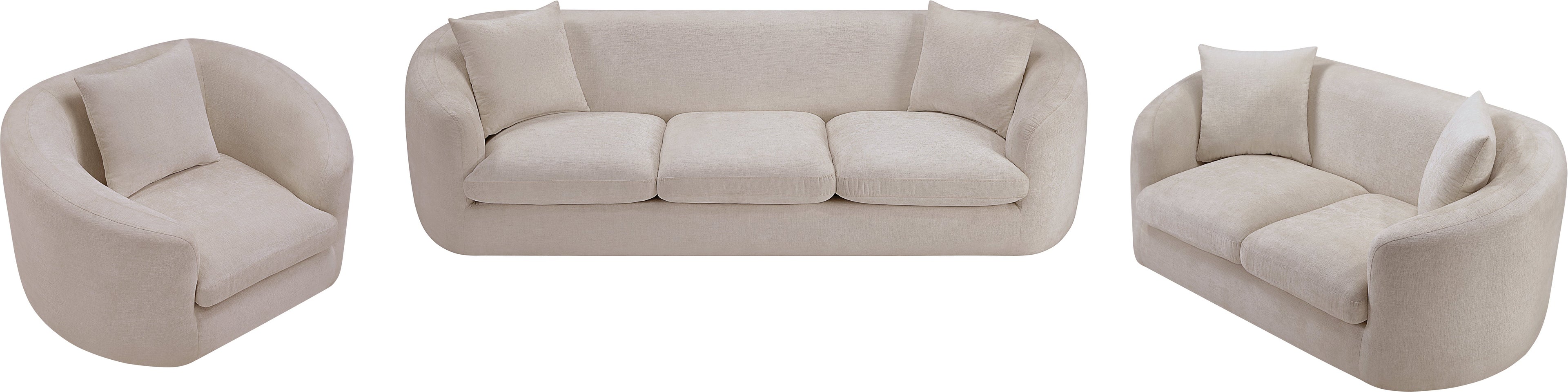 Penelope Chenille Fabric Upholstered Accent Chair