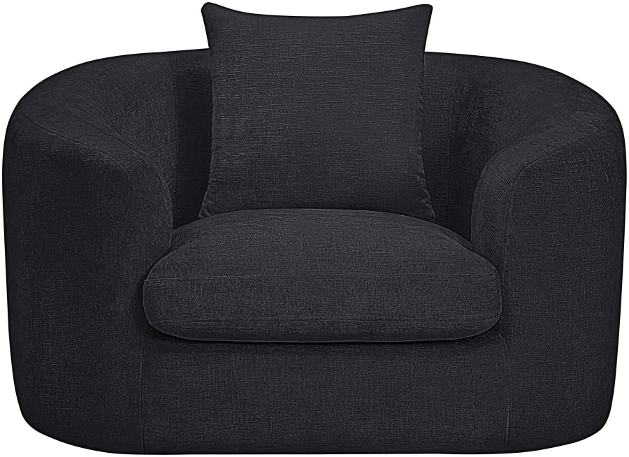 Penelope Chenille Fabric Upholstered Accent Chair