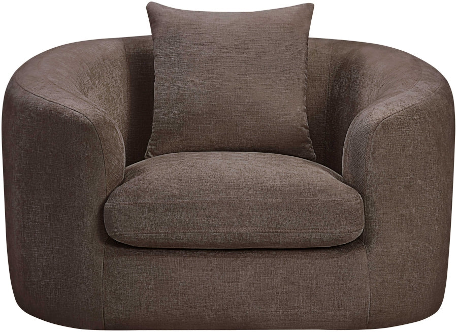 Penelope Chenille Fabric Upholstered Accent Chair