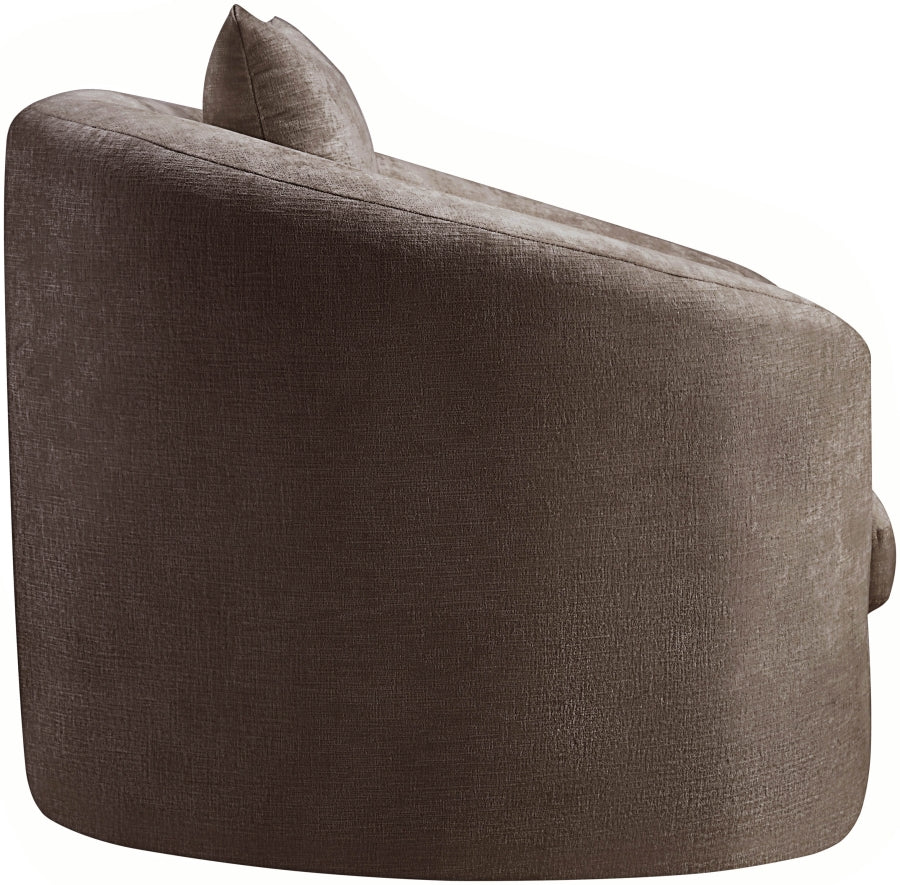 Penelope Chenille Fabric Upholstered Accent Chair