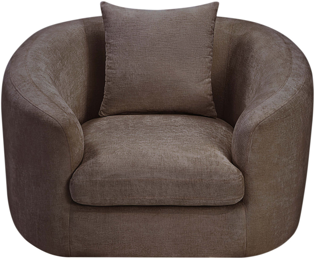 Penelope Chenille Fabric Upholstered Accent Chair