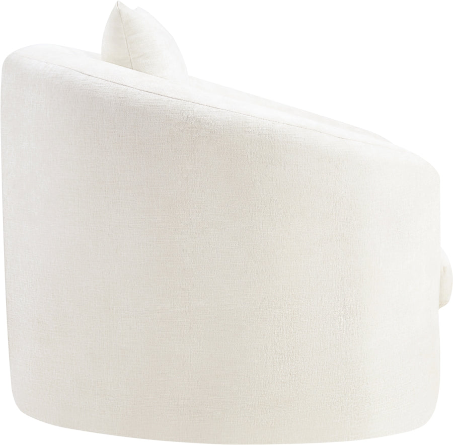Penelope Chenille Fabric Upholstered Accent Chair