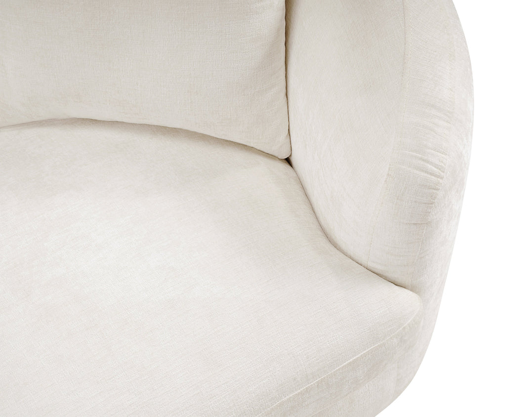 Penelope Chenille Fabric Upholstered Accent Chair