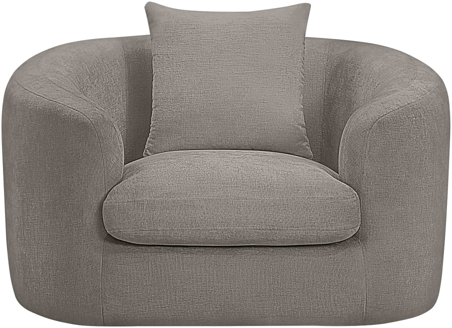 Penelope Chenille Fabric Upholstered Accent Chair