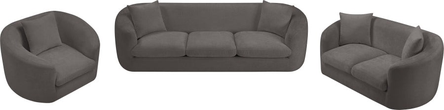 Penelope Chenille Fabric Upholstered Accent Chair