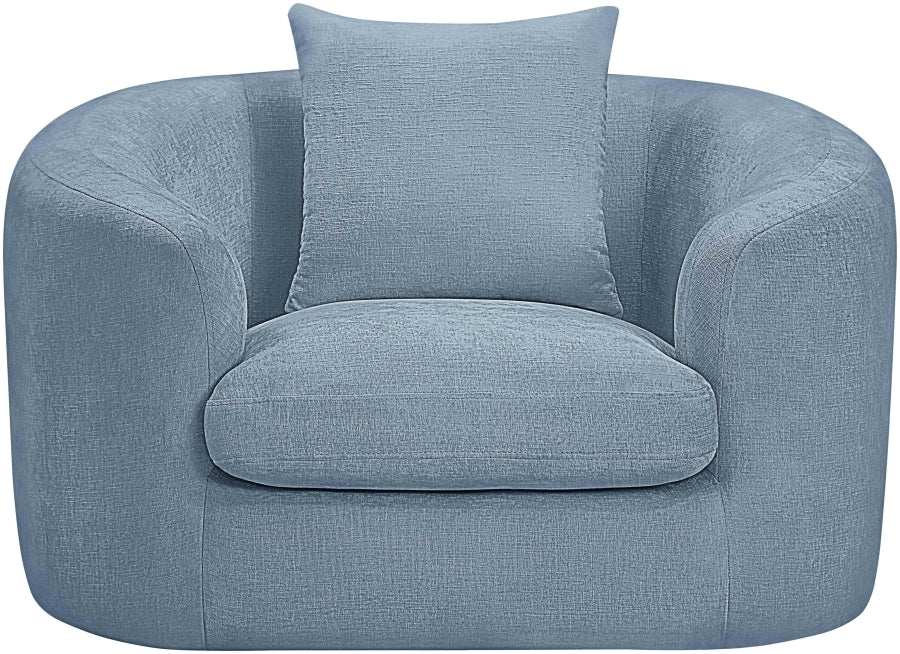 Penelope Chenille Fabric Upholstered Accent Chair