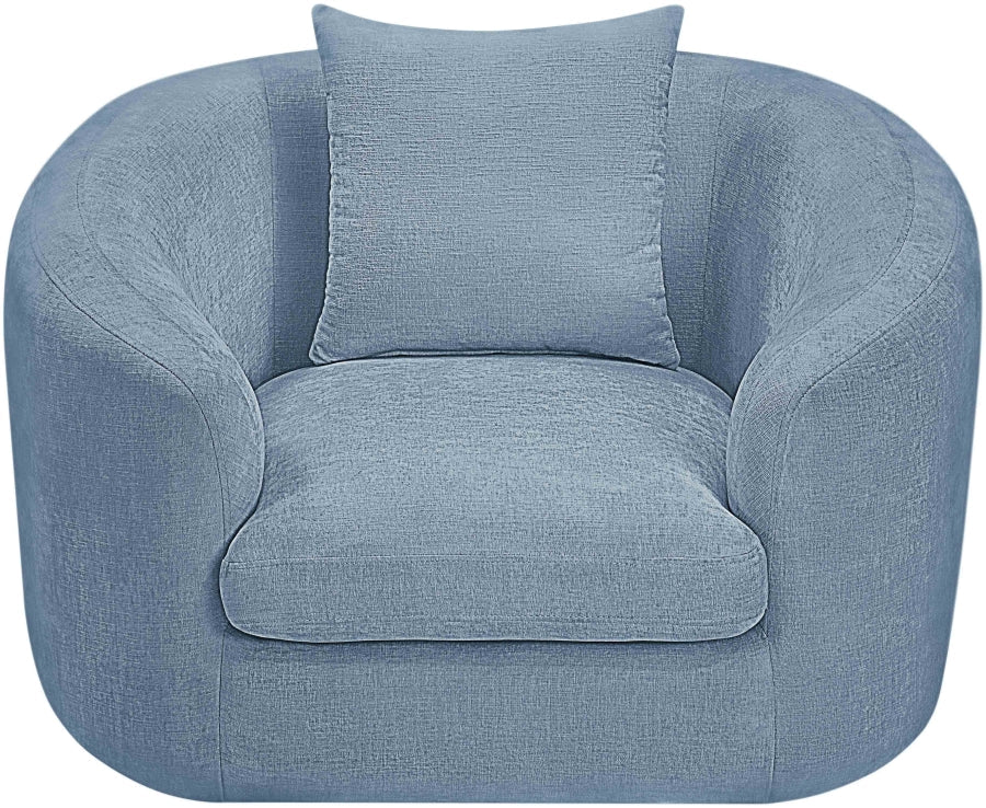 Penelope Chenille Fabric Upholstered Accent Chair