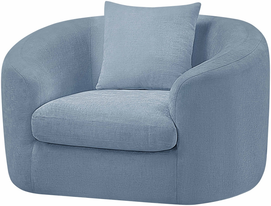 Penelope Chenille Fabric Upholstered Accent Chair