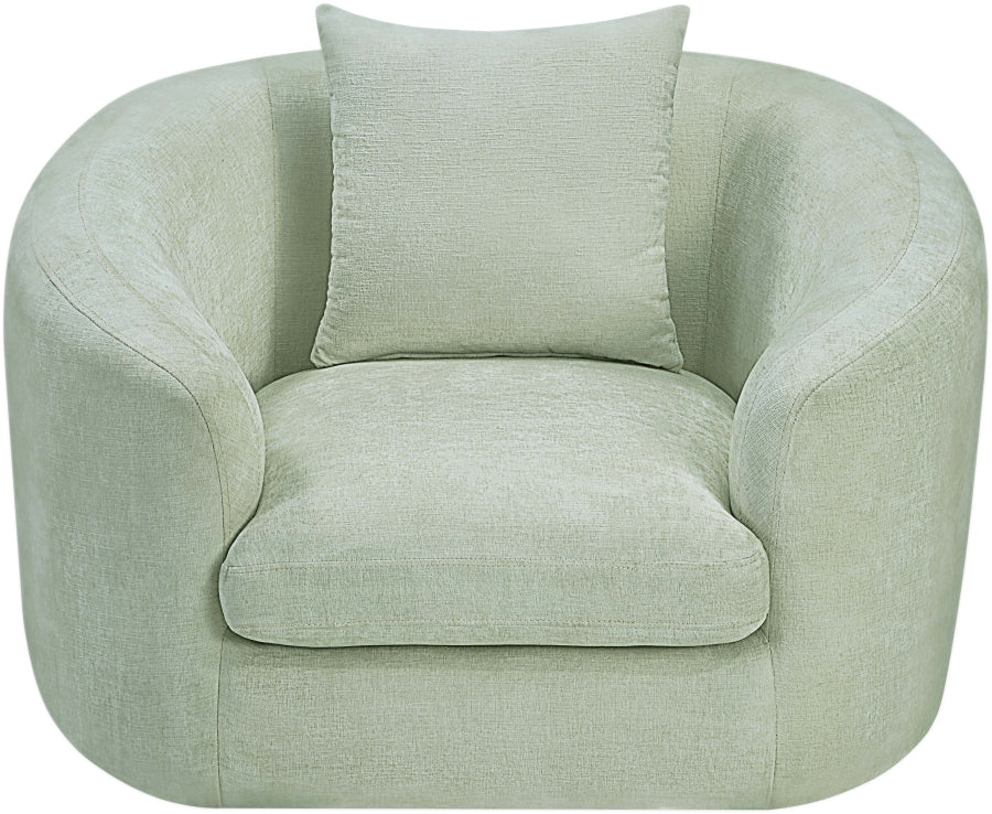 Penelope Chenille Fabric Upholstered Accent Chair